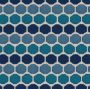 Tempotest® Fabric Sample – Murano Blues  | 6" x 6" Outdoor Cushion Fabric Swatch