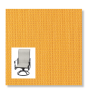 Twitchell Textilene Sunsure Gold Patio Chair Replacement Sling Fabric