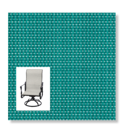 Twitchell Textilene Sunsure Jade Patio Chair Replacement Sling Fabric
