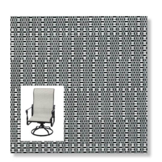 Twitchell Textilene Sunsure Trail Shadow Patio Chair Replacement Sling Fabric