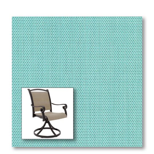 Two piece patio chair slings.