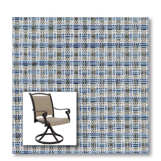 Two piece patio chair slings.