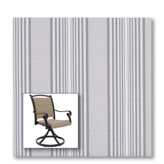 Two piece patio chair slings.