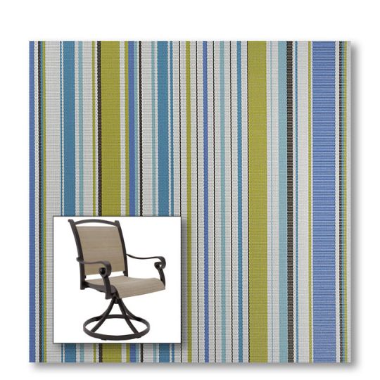 Two piece patio chair slings.