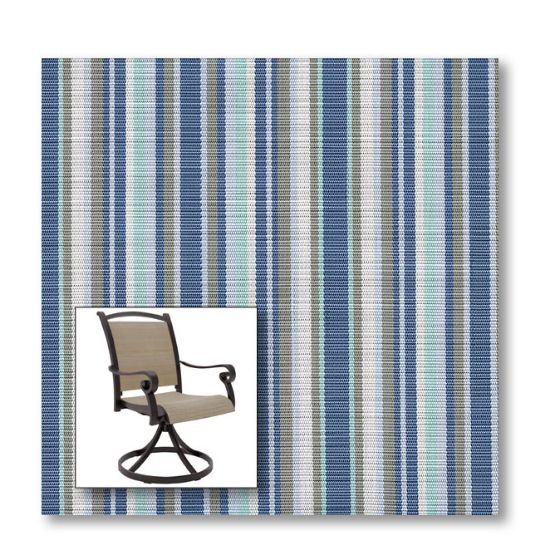 Two piece patio chair slings.