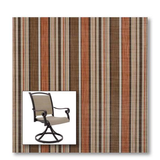 Two piece patio chair slings.