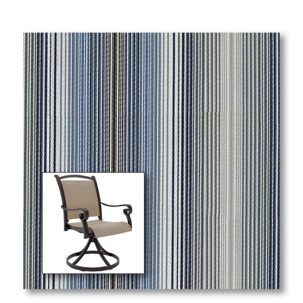 Two piece patio chair slings.