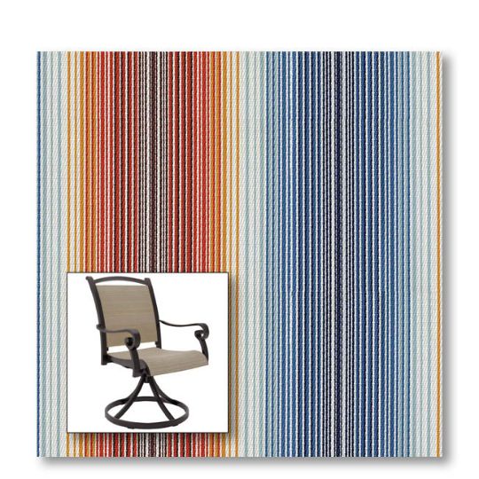 Two piece patio chair slings.
