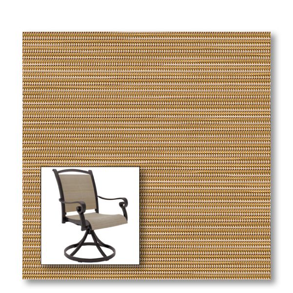 Two piece patio chair slings.