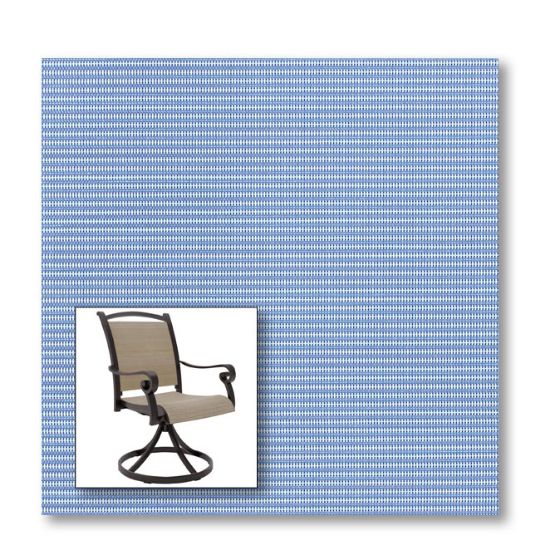 Two piece patio chair slings.