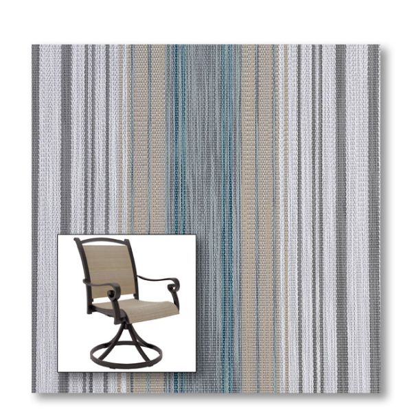 Two piece patio chair slings.