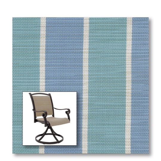 Two piece patio chair slings.