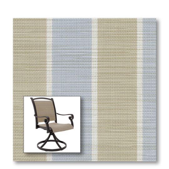 Two piece patio chair slings.