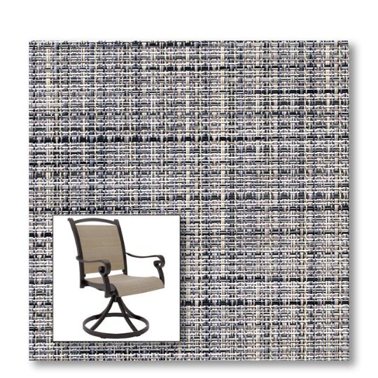 Two piece patio chair slings.