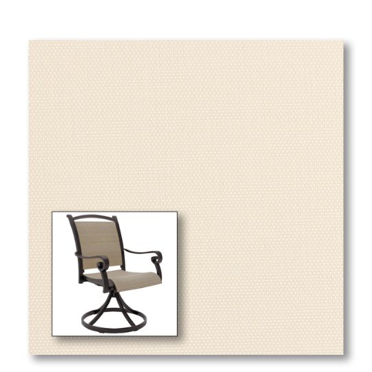Two piece patio chair slings.