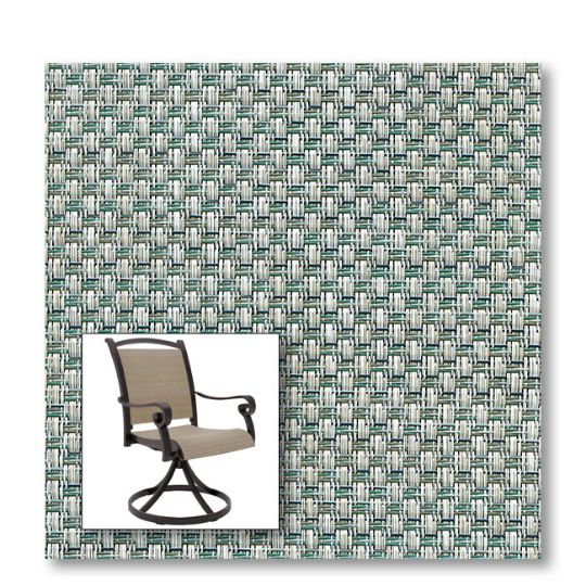 Two piece patio chair slings.