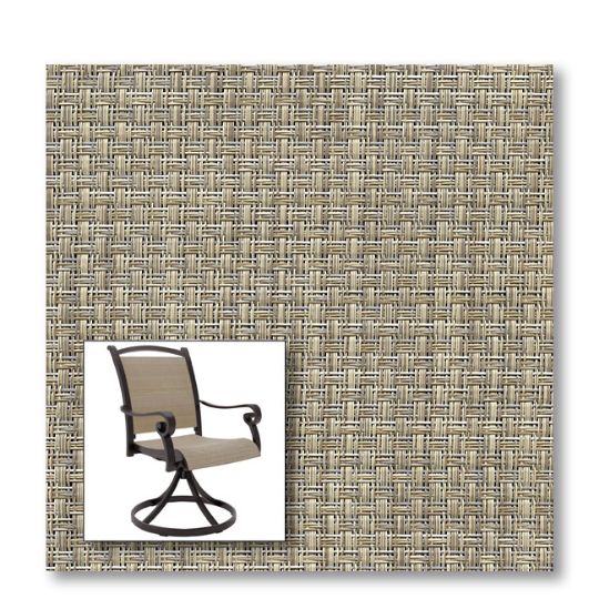 Two piece patio chair slings.