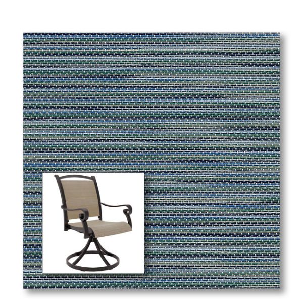 Two piece patio chair slings.