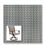 Two piece patio chair slings.