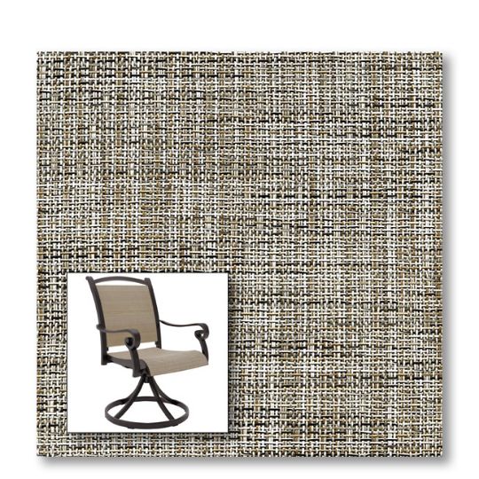 Two piece patio chair slings.