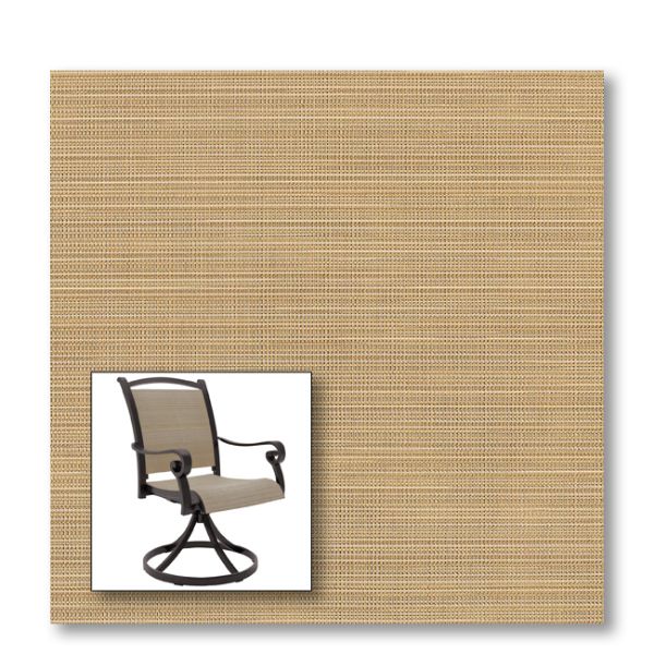 Two piece patio chair slings.