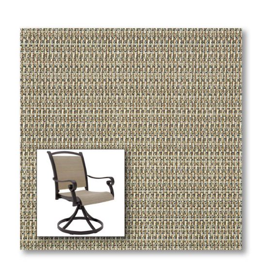 Two piece patio chair slings.