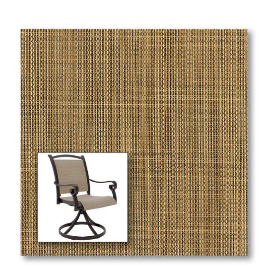 Two piece patio chair slings.