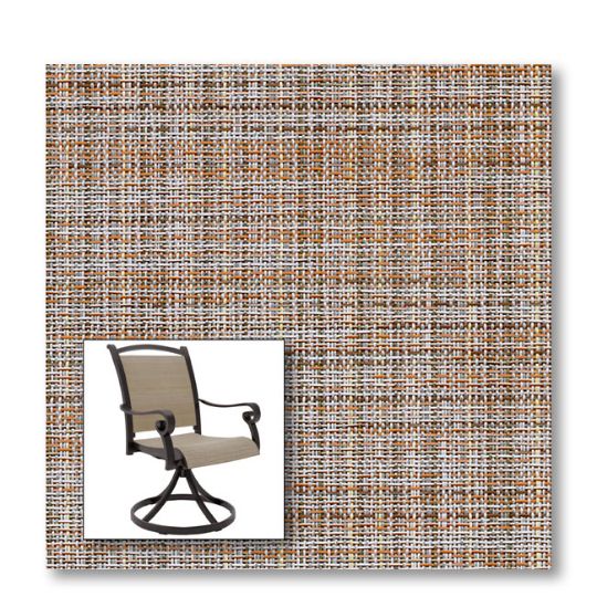 Two piece patio chair slings.