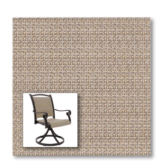 Two piece patio chair slings.