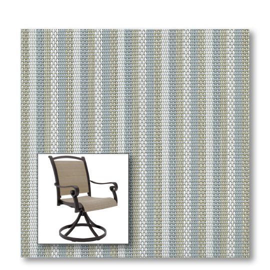 Two piece patio chair slings.