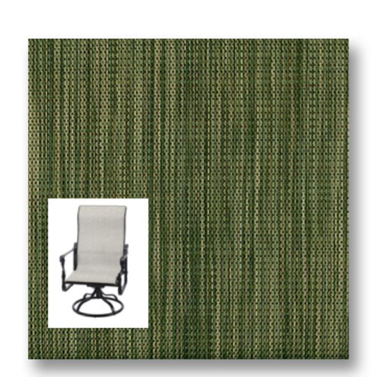 Twitchell Textilene Sunsure Autumn Fern Patio Chair Replacement Sling Fabric