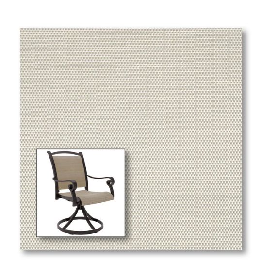 Two piece patio chair slings.