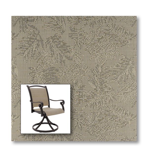 Two piece patio chair slings.