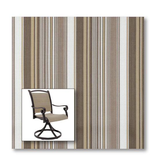 Two piece patio chair slings.