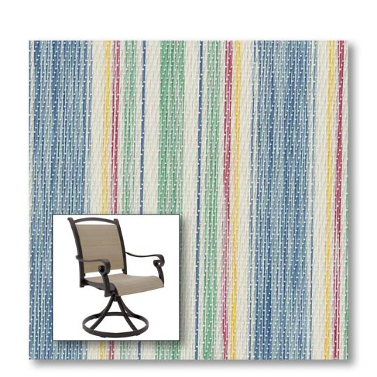 Two piece patio chair slings.