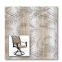 Two piece patio chair slings.