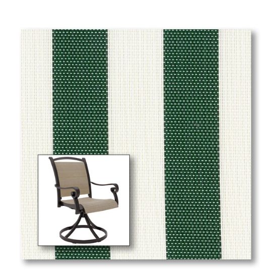 Two piece patio chair slings.