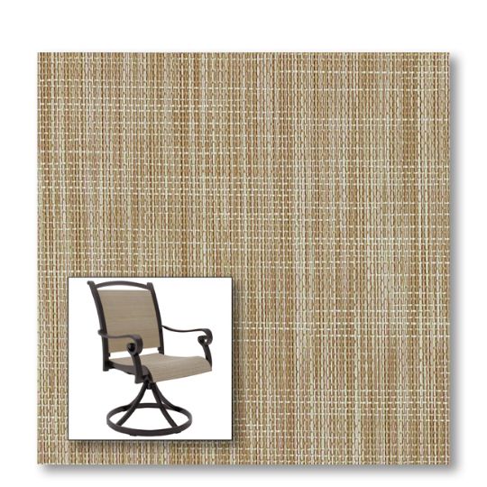 Two piece patio chair slings.