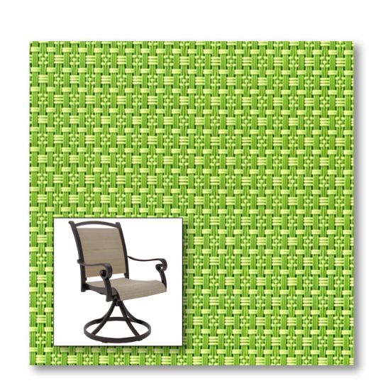 Two piece patio chair slings.