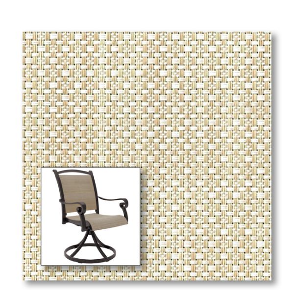Two piece patio chair slings.