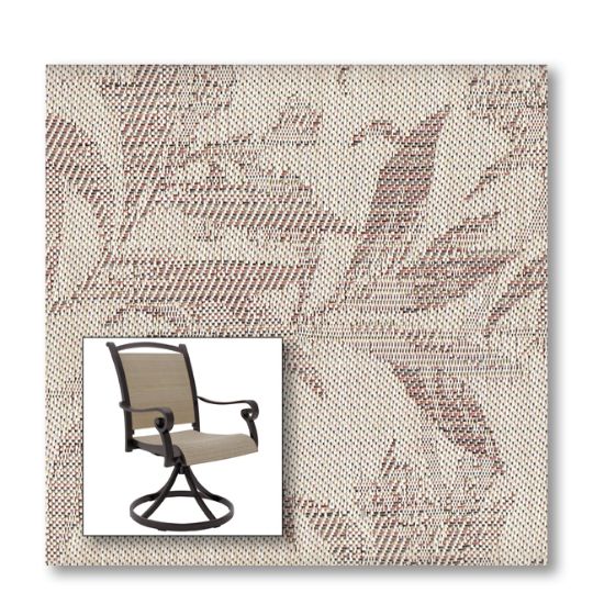 Two piece patio chair slings.