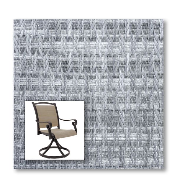 Two piece patio chair slings.