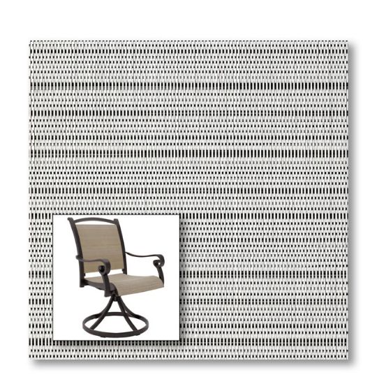 Two piece patio chair slings.