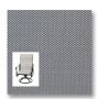 Twitchell Textilene Sunsure Dense Titanium Patio Chair Replacement Sling Fabric