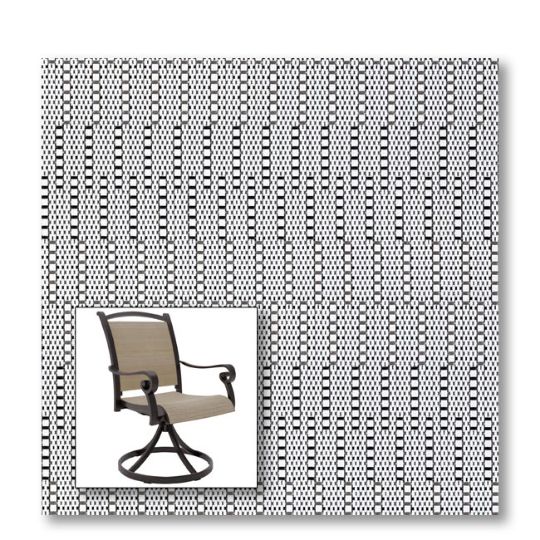 Two piece patio chair slings.