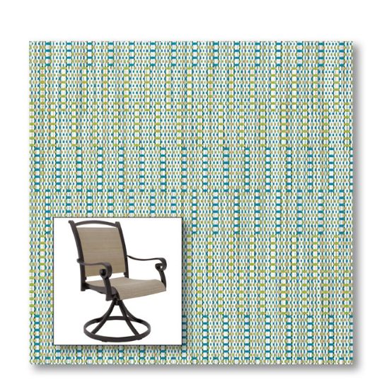 Two piece patio chair slings.