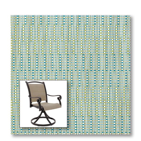 Two piece patio chair slings.