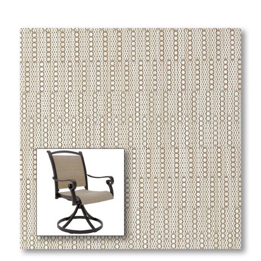 Two piece patio chair slings.