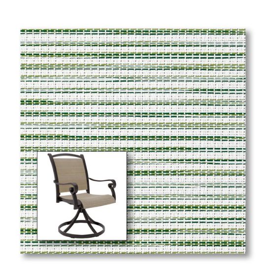 Two piece patio chair slings.