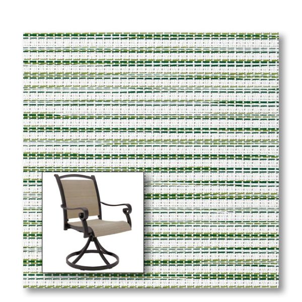 Two piece patio chair slings.